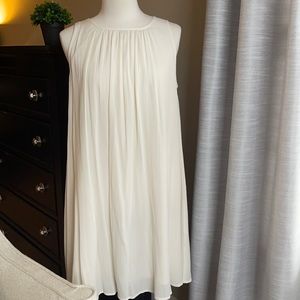 Loft size medium off white dress
